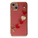 Apple iPhone 14 Plus Kılıf Esila Silikon - Kırmızı