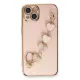Apple iPhone 14 Plus Kılıf Esila Silikon - Pudra