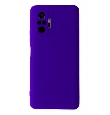 Xiaomi Redmi Note 10 Pro Kılıf Nano içi Kadife Silikon - Mor