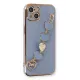 Apple iPhone 14 Plus Kılıf Esila Silikon - Gri