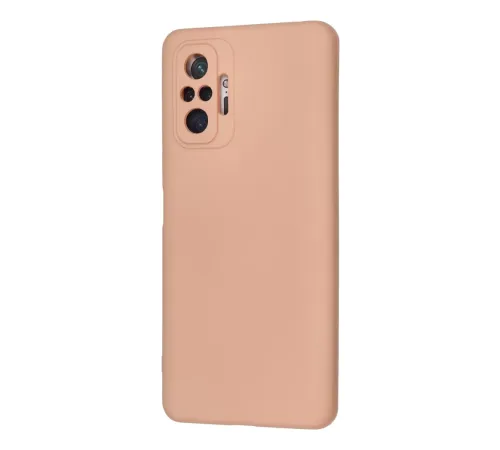 Xiaomi Redmi Note 10 Pro Kılıf Nano içi Kadife Silikon - Pudra