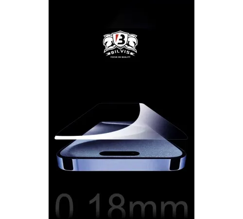 Apple iPhone 16 Pro Bilvis 0.18mm Plus Cam Ekran Koruyucu