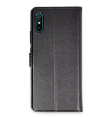 Xiaomi Redmi 9A Kılıf Trend S Plus Kapaklı Kılıf - Siyah