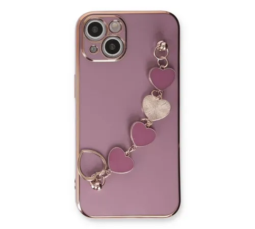 Apple iPhone 14 Plus Kılıf Esila Silikon - Mor