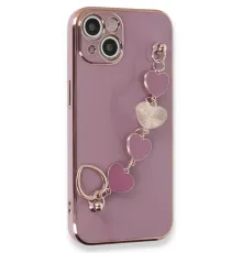 Apple iPhone 14 Plus Kılıf Esila Silikon - Mor