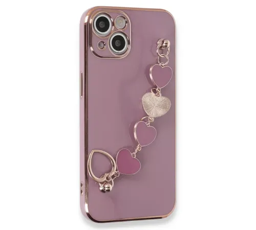 Apple iPhone 14 Plus Kılıf Esila Silikon - Mor