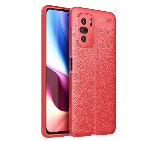 Xiaomi Poco F3 Kılıf Auto Focus Kapak - Kırmızı