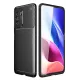 Xiaomi Poco F3 Kılıf Auto Focus Karbon Kapak - Siyah