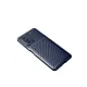 Xiaomi Poco F3 Kılıf Auto Focus Karbon Kapak - Lacivert