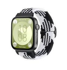 Huawei Fit 4 Star Kordon - Siyah-Beyaz