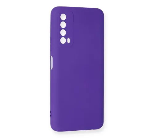 Huawei P Smart 2021 Kılıf Nano içi Kadife Silikon - Mor