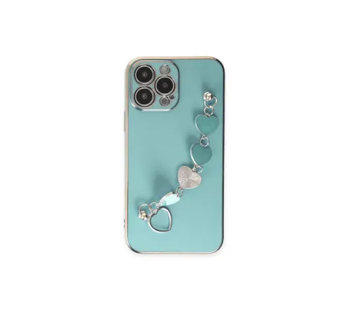 Apple iPhone 14 Pro Kılıf Esila Silikon - Su Yeşili
