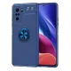 Xiaomi Poco F3 Kılıf Range Yüzüklü Silikon - Mavi