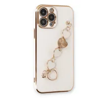 Apple iPhone 14 Pro Max Kılıf Esila Silikon - Beyaz