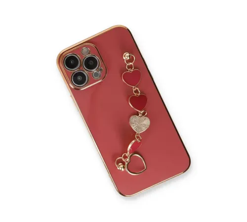 Apple iPhone 14 Pro Max Kılıf Esila Silikon - Kırmızı