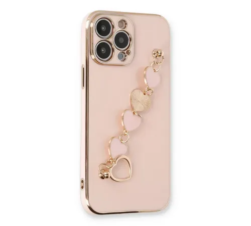 Apple iPhone 14 Pro Max Kılıf Esila Silikon - Pudra