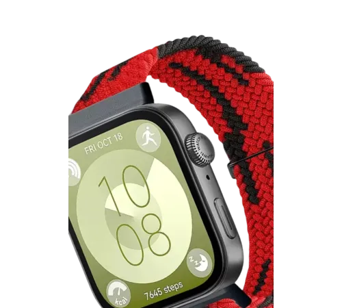 Huawei Fit 4 Star Kordon - Kırmızı-Siyah