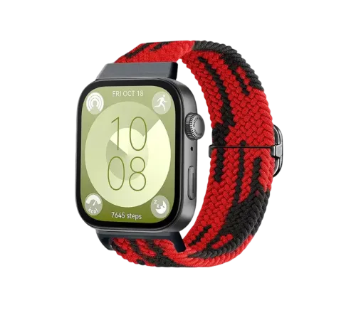 Huawei Fit 4 Star Kordon - Kırmızı-Siyah