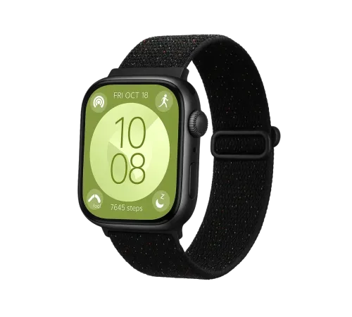 Huawei Fit 4 Star Kordon - Benekli Siyah