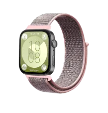 Huawei Fit 4 Hasırlı Cırtcırtlı Kordon - Pembe