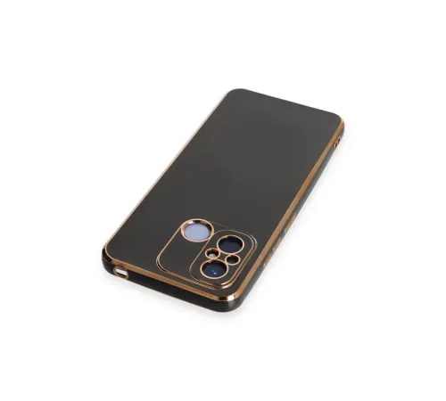 Xiaomi Redmi 12C Kılıf Volet Silikon - Siyah
