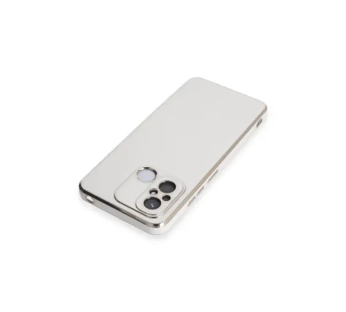 Xiaomi Redmi 12C Kılıf Volet Silikon - Beyaz