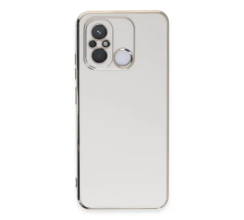 Xiaomi Redmi 12C Kılıf Volet Silikon - Beyaz