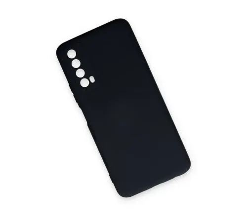 Huawei P Smart 2021 Kılıf Nano içi Kadife Silikon - Lacivert