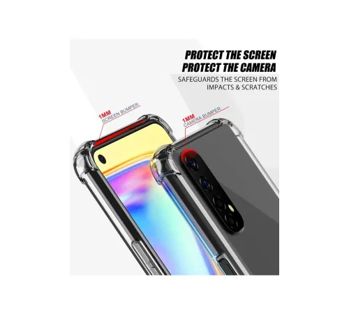 Realme 7 Kılıf Olex Tpu Silikon - Şeffaf