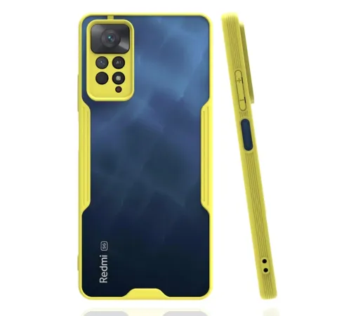 Xiaomi Redmi Note 11 Pro Kılıf Platin Silikon - Sarı