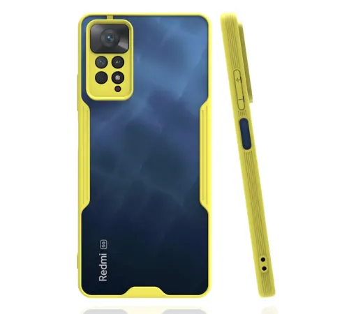 Xiaomi Redmi Note 11 Pro Kılıf Platin Silikon - Sarı
