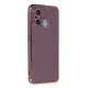 Xiaomi Redmi 12C Kılıf Volet Silikon - Mor