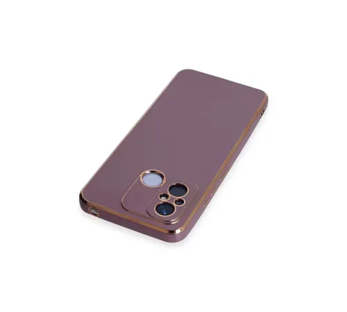 Xiaomi Redmi 12C Kılıf Volet Silikon - Mor