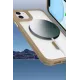 Apple iPhone 12 Kılıf Enka Magsafe Silikon Kılıf - Titan Gri