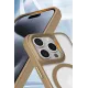 Apple iPhone 14 Pro Max Kılıf Enka Magsafe Silikon Kılıf - Desert