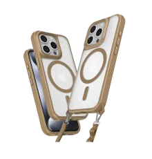 Apple iPhone 14 Pro Max Kılıf Enka Magsafe Silikon Kılıf - Desert