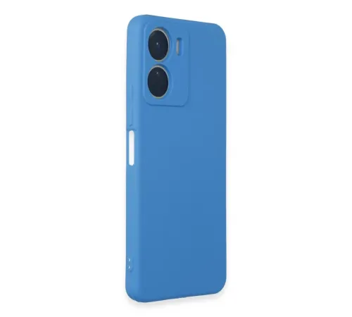 Vivo Y16 Kılıf First Silikon - Mavi