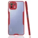 Xiaomi Mİ 11 Lite Kılıf Platin Silikon - Kırmızı