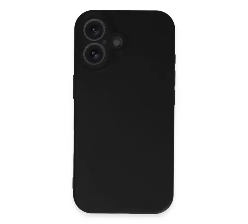 Apple iPhone 16 Kılıf First Silikon - Siyah