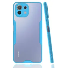 Xiaomi Mİ 11 Lite Kılıf Platin Silikon - Mavi