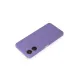 Vivo Y16 Kılıf First Silikon - Lila