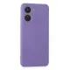 Vivo Y16 Kılıf First Silikon - Lila