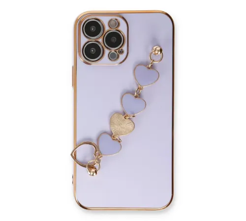 Apple iPhone 14 Pro Max Kılıf Esila Silikon - Lila