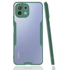 Xiaomi Mİ 11 Lite Kılıf Platin Silikon - Yeşil