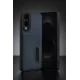 Samsung Galaxy S25 Edge Sara Kartvizitli Deri Kılıf - Kırmızı