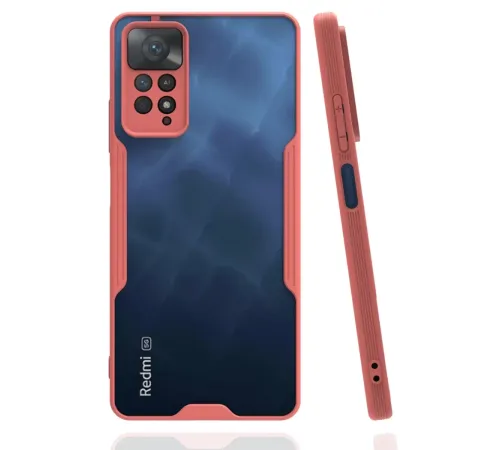 Xiaomi Redmi Note 11 Pro Kılıf Platin Silikon - Pembe