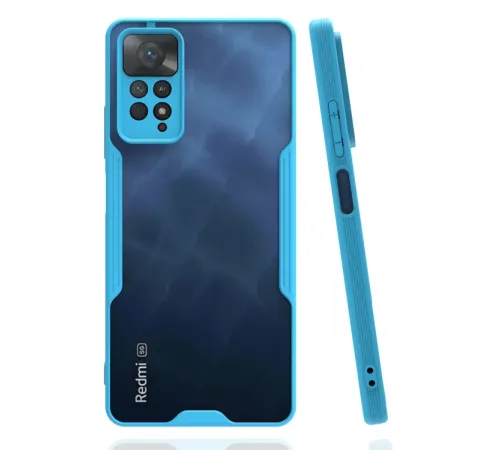 Xiaomi Redmi Note 11 Pro Kılıf Platin Silikon - Mavi