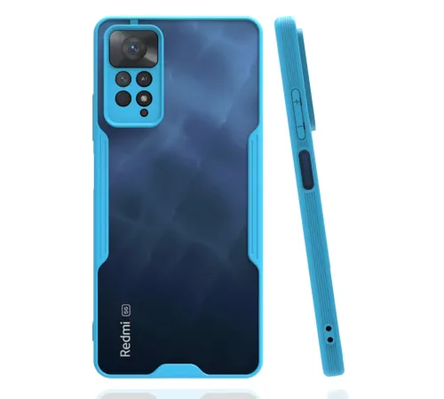 Xiaomi Redmi Note 11 Pro Kılıf Platin Silikon - Mavi