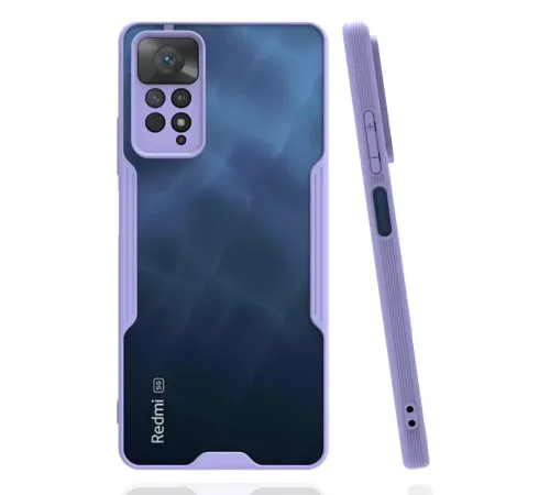 Xiaomi Redmi Note 11 Pro Kılıf Platin Silikon - Lila