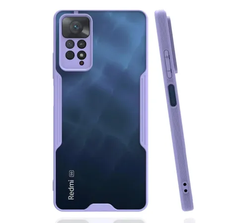 Xiaomi Redmi Note 11 Pro Kılıf Platin Silikon - Lila